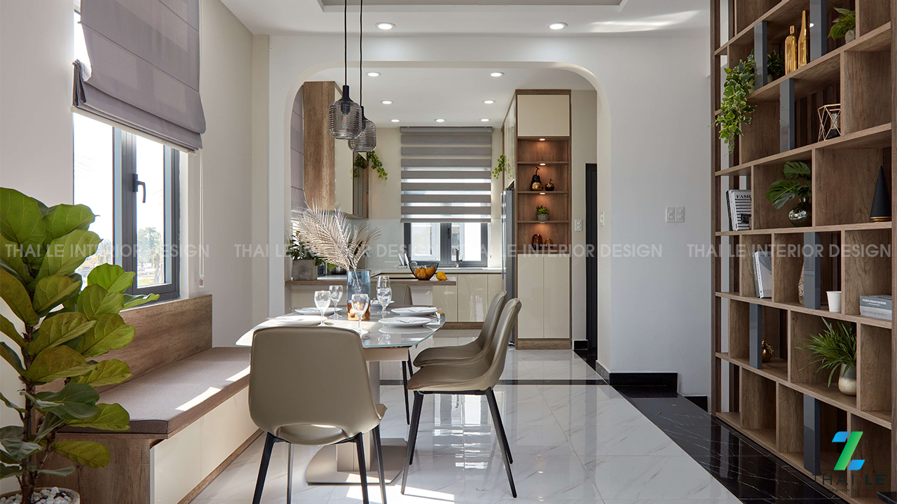 Thi công nội thất nhà phố The Sol City Long An - 300m2